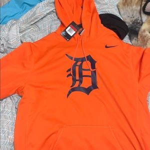 Nike Detroit sweater orange brand new Sz L